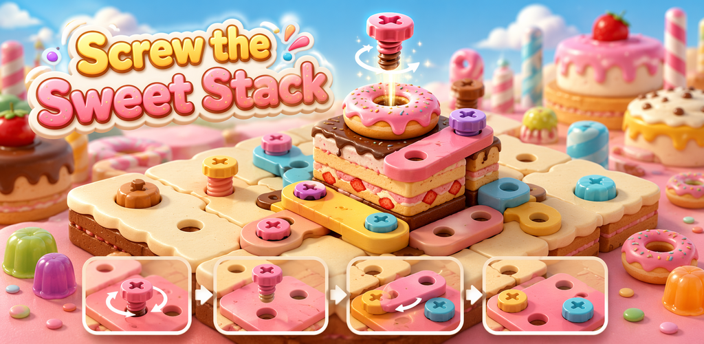 Candy Bolt: Screw Quest gameplay